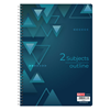 ΤΕΤΡΑΔΙΟ ΣΠ. OUTLINE 17Χ25 Β5 2Θ 4 ΧΡΩΜΑΤΑ 60φ./120σελ.