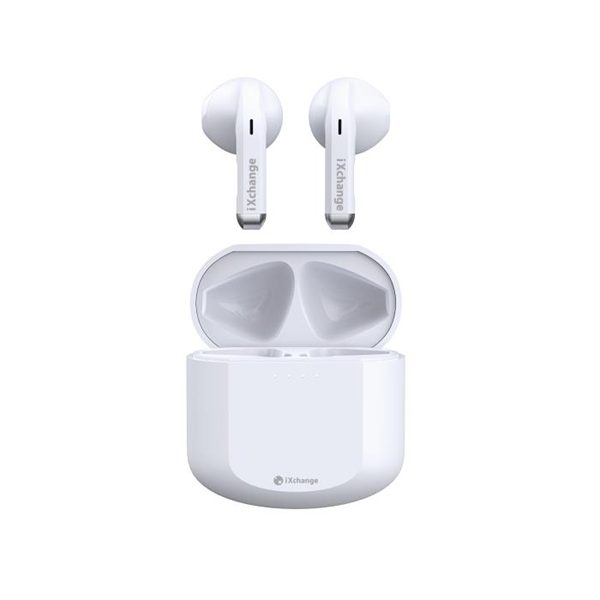 ΑΚΟΥΣΤΙΚΑ BLUETOOTH TWS iXchange BT ES-02 White ΧΩΡΙΣ ΣΙΛΙΚΟΝΕΣ 310054