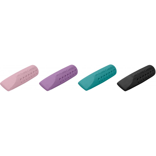 ΓΟΜΟΛΑΣΤΙΧΑ FABER CASTEL GRIP 2001 ΚΑΠΑΚΙ SET 2TEM ΜΑΥΡΟ-ΤΥΡΚΟΥΑΖ Η ΡΟΖ-ΜΩΒ 187173