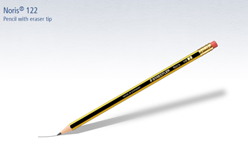 ΜΟΛΥΒΙ STAEDTLER NORIS 122 No 2 HB ΜΕ ΓΟΜΑ