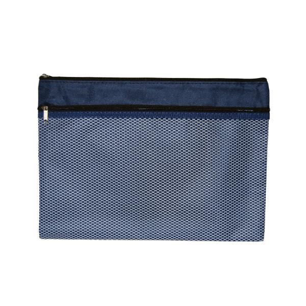 ΤΣΑΝΤΑΚΙ-ΦΑΚΕΛΟΣ ΜΕ ΦΕΡΜΟΥΑΡ Α4 Y33,5x24,5εκ. ΣΚΟΥΡΟ ΜΠΛΕ 11046