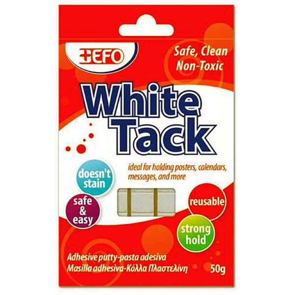 ΚΟΛΛΑ ΜΑΣΤΙΧΑ +EFO TACK 66ΤΕΜ 50gr ΛΕΥΚΟ