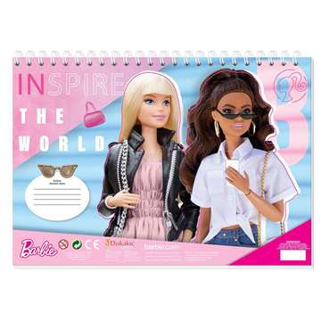 ΜΠΛΟΚ ΖΩΓΡΑΦ BARBIE 23X33 40ΦΥΛ  ΑΥΤΟΚ-ΣΤΕΝΣΙΛ- 2ΣΕΛ ΧΡ  2ΣΧ