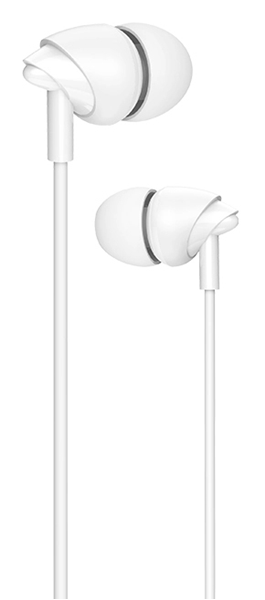 ΑΚΟΥΣΤΙΚΑ ΜΙΝΙ USAMS EP-39 WHITE 10mm 3.5mm 1.2m ME ΜΙΚΡΟΦΩΝΟ