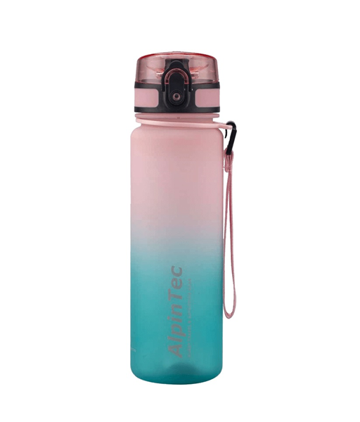 ΠΑΓΟΥΡΙ 500ML ALPINTEC S500 6.5X23cm TRITAN BPA FREE MOOD ΔΙΧΡΩΜΟ ΡΟΖ