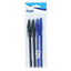 ΣΤΥΛΟ SKAG TRI GRIP set 2 ΜΠΛΕ 2 ΜΑΥΡΑ ΧΡΩΜΑ  ΓΡΑΦΗ 1.00mm Νο 300155
