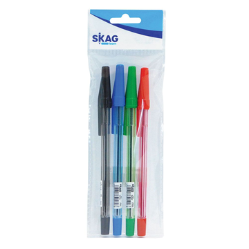 ΣΤΥΛΟ SKAG  ΔΙΑΡΚΕΙΑΣ P5 0.7mm 4ΧΡΩΜ/ΤΕΜ BLISTER 300177