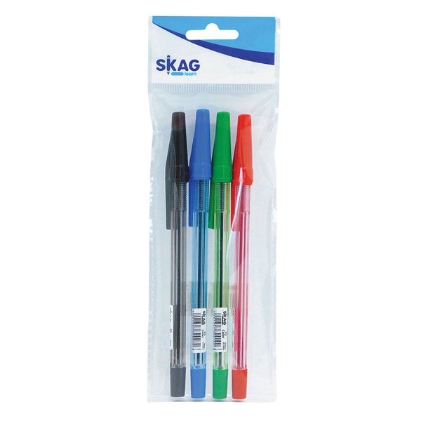 ΣΤΥΛΟ SKAG  ΔΙΑΡΚΕΙΑΣ P5 0.7mm 4ΧΡΩΜ/ΤΕΜ BLISTER 300177