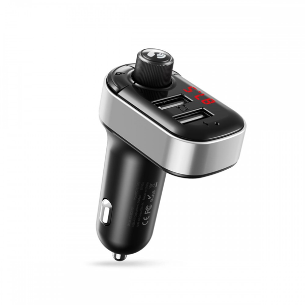 ΑΝΑΜΕΤΑΔΟΤΗΣ FM-TRANSMITER +CHARGER BCC10 Bluetooth MP3 car charger 3,1A black