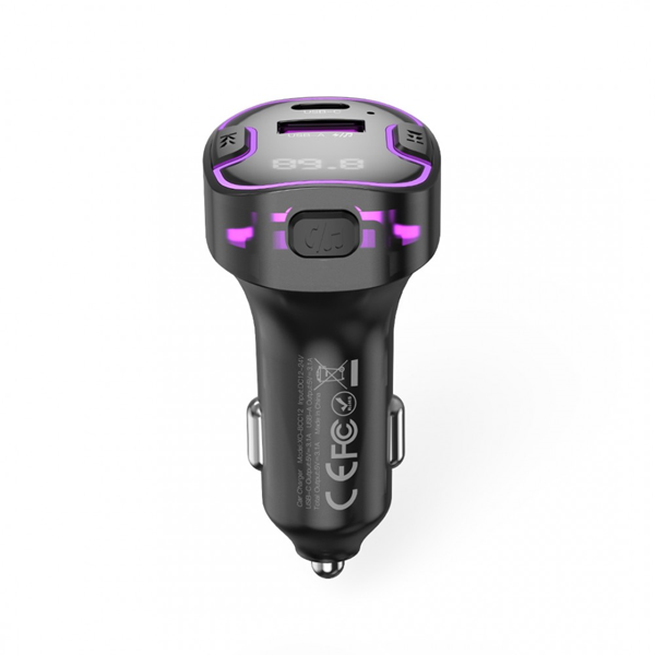 ΑΝΑΜΕΤΑΔΟΤΗΣ FM-TRANSMITER +CHARGER FM BCC12 Bluetooth MP3 car charger 3,1A 15.5WATT MAX  black