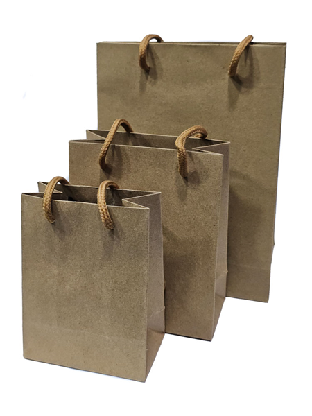 ΣΑΚΟΥΛΑ ΔΩΡΟΥ ΧΑΡΤΙΝΗ ΚRAFT ΜΕ KORDONI 11X14+6εκ.