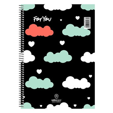 ΤΕΤΡΑΔΙΟ ΣΠΙΡΑΛ SALKO FOR YOU 17X25 60Φ*120σελ. ΘΕΜΑΤΑ 2