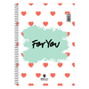 ΤΕΤΡΑΔΙΟ ΣΠΙΡΑΛ SALKO FOR YOU 17X25 60Φ*120σελ. ΘΕΜΑΤΑ 2