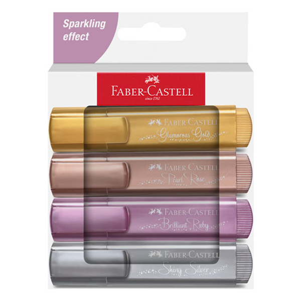 ΥΠΟΓΡΑΜΜΙΣΤΗΣ FABER CASTEL ΝΕΟΝ 3+1 ΔΩΡΟ ΤEXTLINER 254600