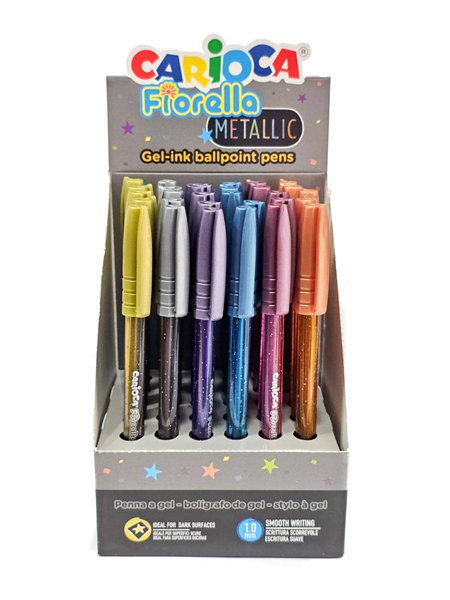 ΣΤΥΛΟ GLITTER CARIOCA FIORELLA METALLIC 6 ΧΡΩΜΑΤΑ 43371