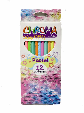ΞΥΛΟΜΠΟΓΙΑ CHROMA PASTEL 12 TEM ΜΕΓΑΛΗ Νο 40553