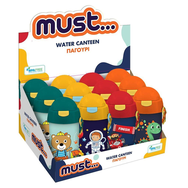 ΠΑΓΟΥΡΙ 500ML PP ME ΚΑΛΑΜΑΚΙ 9X19 MUST 4ΣΧ ΑΓΟΡΙ