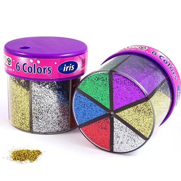ΧΡΥΣΟΣΚΟΝΗ ΑΛΑΤΙΕΡΑ 6 ΧΡΩΜΑΤΑ FLUO 50γρ. ΨΙΛΗ IRIS 774050