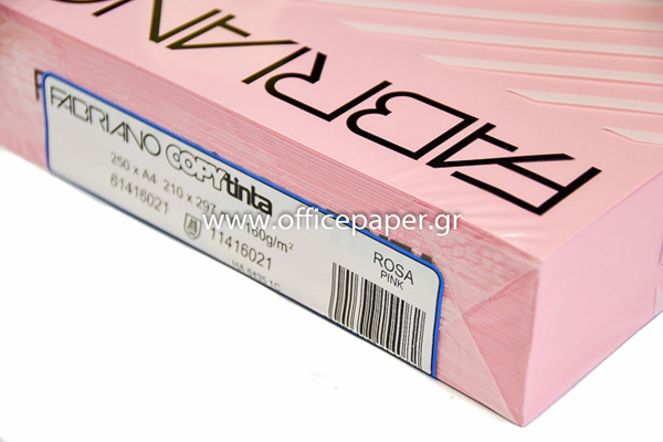 ΧΑΡΤΙ FABRIANO 160GR A4 ROSA-ROZ  ΠΑΚ. 250ΦΥΛΛΑ