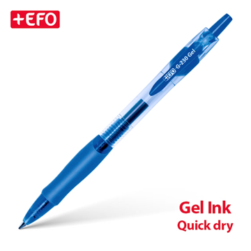ΣΤΥΛΟ +EFO G-300 medium ΜΠΛΕ 1.00mm GRIP ΜΕ ΚΟΥΜΠΙ