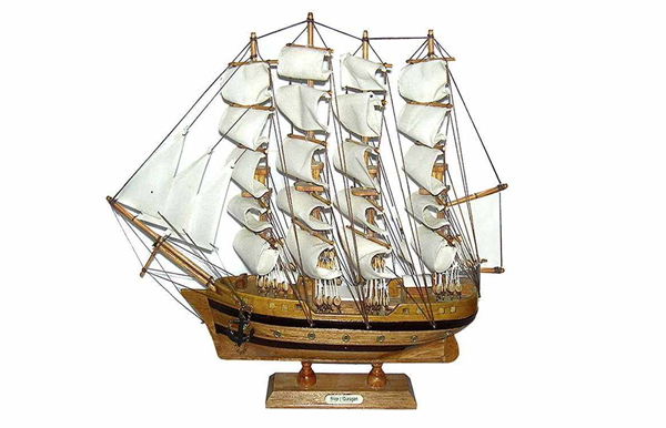 ΚΑΡΑΒΙ ΞΥΛΙΝΟ 45X50εκ. 22-2874