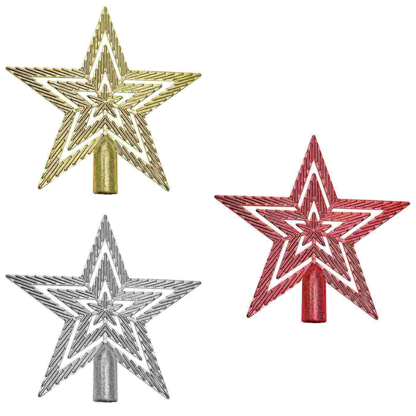 ΚΟΡΥΦΗ ΑΣΤΡΟ GLITTER 20cm Xmasfest 93-3754
