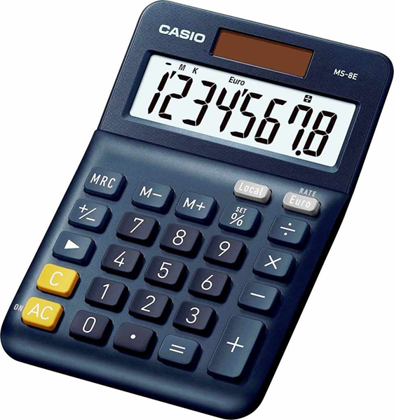 ΑΡΙΘΜΟΜΗΧΑΝΗ CASIO 8ΨΗΦ. MS-8E 10,1X14,9εκ