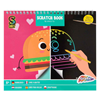 ΒΙΒΛΙΟ SCRACH BOOK 20X24CM 10 SHEETS, SCRATH PEN 2 ΣΧΕΔΙΑ