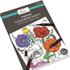 ΜΠΛΟΚ COLOURING SHEETS ΓΙΑ ΜΑΡΚΑΔΟΡΟΥΣ , 25X35CM 16PCS, FLORAL NASSAU