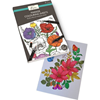 ΜΠΛΟΚ COLOURING SHEETS ΓΙΑ ΜΑΡΚΑΔΟΡΟΥΣ , 25X35CM 16PCS, FLORAL NASSAU