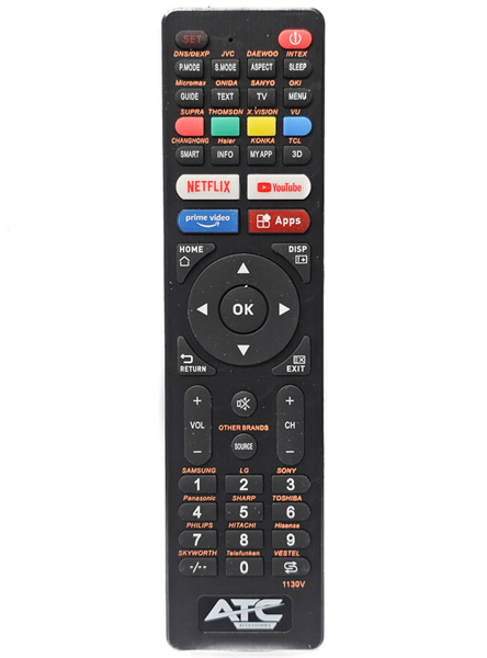 ΤΗΛΕΚΟΝΤΡΟΛ ATC 1130 SIMPLY UNIVERSAL SMART TV