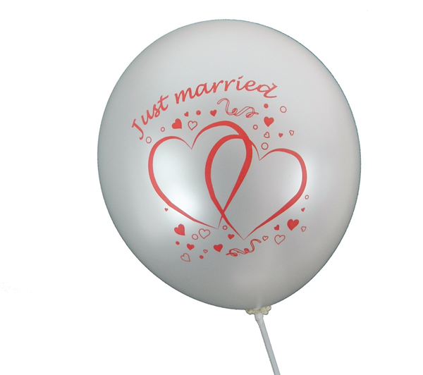 ΜΠΑΛΟΝΙΑ JUST MARRIED 30EK. TIMH 1 TEMAXIO