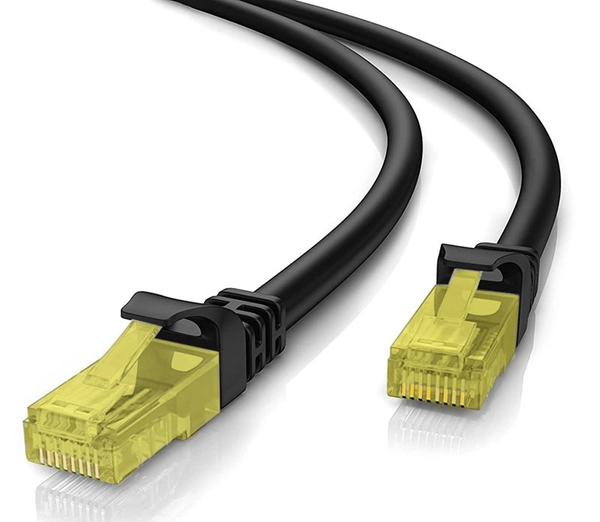 ΚΑΛΩΔΙΟ ΔΙΚΤΥΟΥ POWERTECH CAB-N264, Cat 5e U/UTP, copper, 0.5m, μαύρο