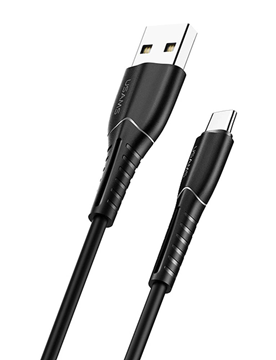 ΚΑΛΩΔΙΟ USB 2.0 MALE TO TYPE-C USAMS USB-C σε USB US-SJ366, 10W, 1m, μαύρο
