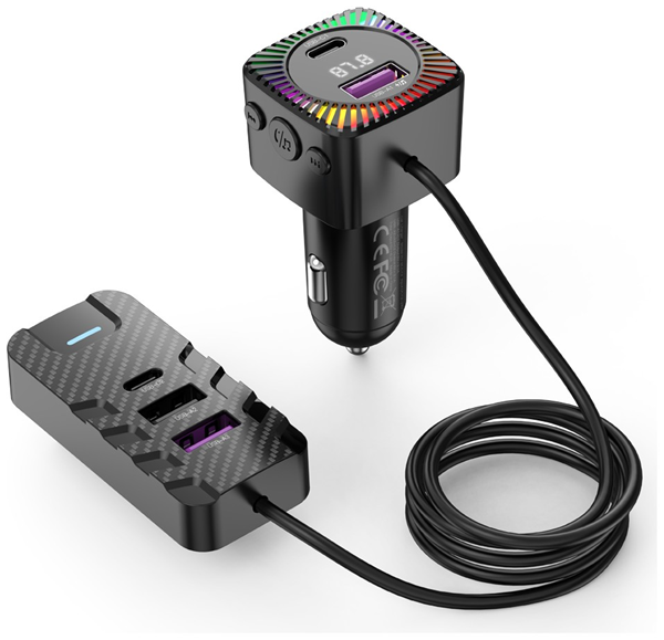 ΑΝΑΜΕΤΑΔΟΤΗΣ FM-TRANSMITER +CHARGER FM BCC13 Bluetooth MP3 car charger 6.2A MULTI FUNCTION