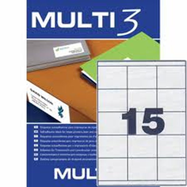 ΕΤΙΚΕΤΕΣ MULTI 3  70X50,8  Π100Φ LASER-INK-COPY