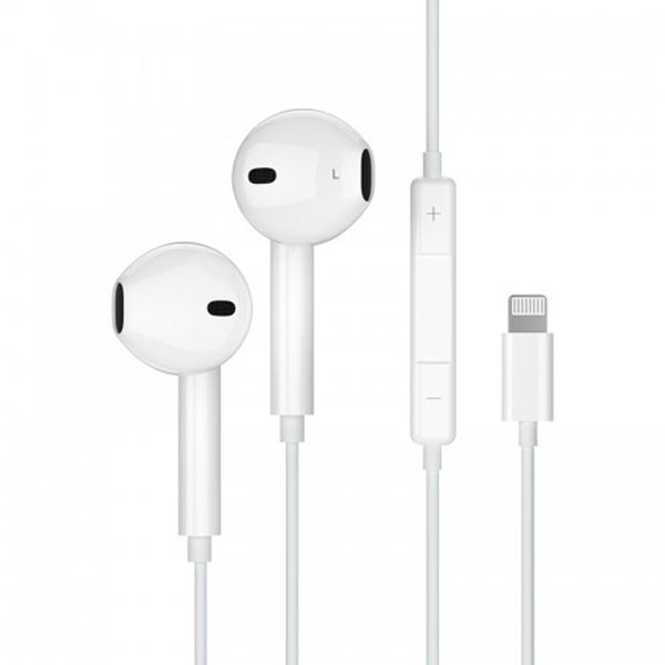 ΑΚΟΥΣΤΙΚΑ ΜΙΝΙ JELLICO EP2A Lightning with microphone 1.2M White