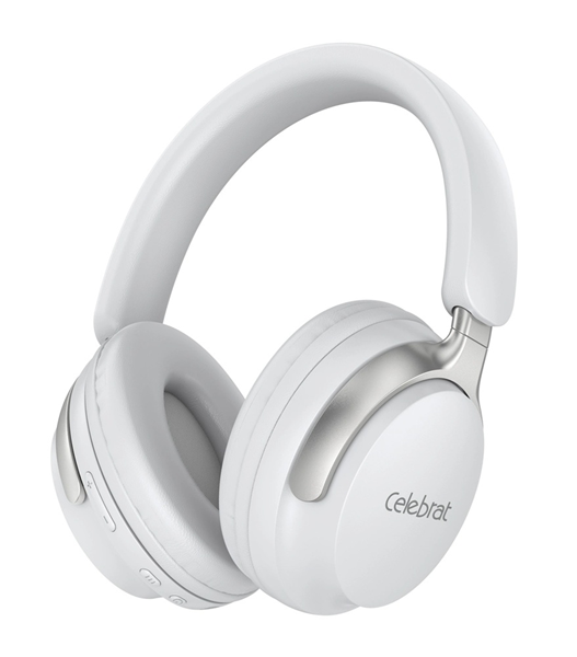 ΑΚΟΥΣΤΙΚΑ ΚΕΦΑΛΗΣ BLUETOOTH CELEBRAT ΛΕΥΚΑ Α40 ΑΣΥΡΜΑΤΑ ΚΑΙ ΕΝΣΥΡΜΑΤΑ V5.3