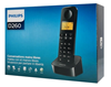 ΤΗΛΕΦΩΝΟ ΑΣΥΡΜΑΤΟ PHILIPS D256 ΜΑΥΡΟ ,ΑΝΟΙΧΤΗ ΑΚΡΟΑΣΗ, ΕΛΛΗΝΙΚΟ ΜΕΝΟΥ