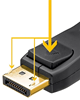 ΚΑΛΩΔΙΟ GOOBAY DisplayPort 61696, 8K/60Hz, 32.4 Gbit/s, 1m, μαύρο