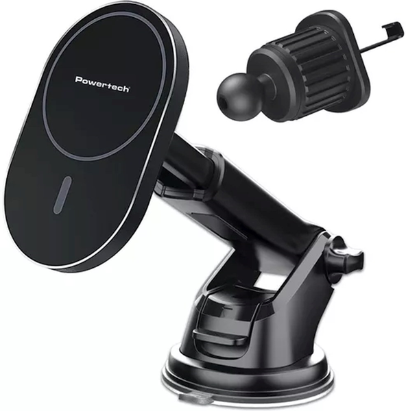 ΒΑΣΗ ΣΤΗΡΙΞΗΣ KINHTOY POWERTECH PT-1241 ΜΕ ΦΟΡΤΙΣΗ 15W ΤΑΜΠΛΟ-ΑΕΡΑΓΩΓΟΥ