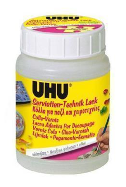 ΚΟΛΛΑ UHU ΠΑΖΛ-NAPKIN VARNISH 150ML