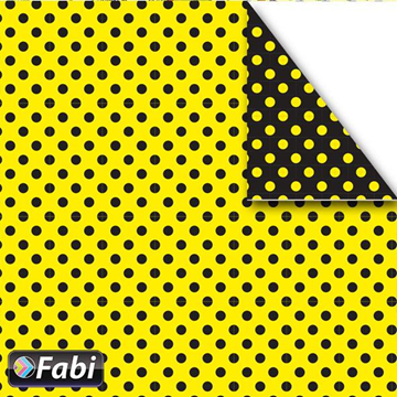 ΧΑΡΤΟΝΙ ΦΩΤΟ FABI ΠΟΥΑ ΚΙΤΡΙΝΟ-ΜΑΥΡΙ 50X70 1456062