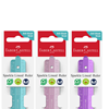 ΧΑΡΑΚΑΣ 15εκ. FABER CASTELL 3 ΧΡΩΜΑΤΑ SKY BLUE-ΡΟΖ-ΜΩΒ No 172015