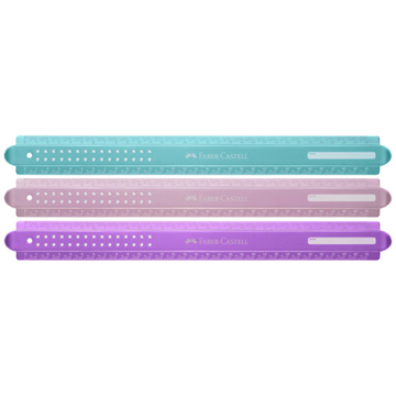 ΧΑΡΑΚΑΣ 30εκ. FABER CASTELL SPARKLE 3 ΧΡΩΜΑΤΑ SKY BLUE-ΡΟΖ-ΜΩΒ No 172030
