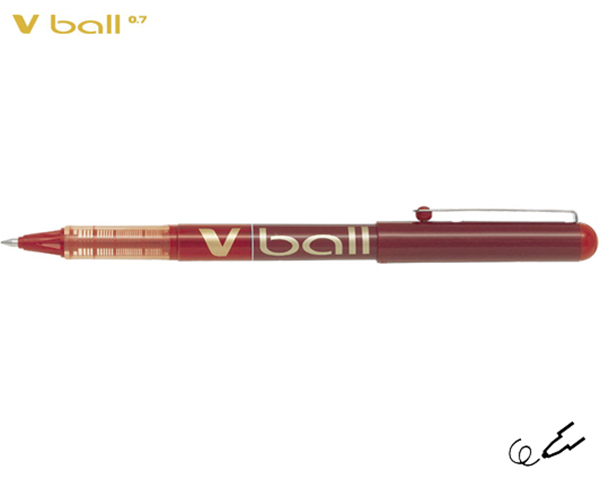 ΣΤΥΛΟ  PILOT  V-BALL  0,7 mm  (FINE)  ΚΟΚΚΙΝΟ