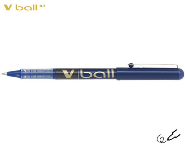 ΣΤΥΛΟ  PILOT  V-BALL  0,5 mm  (EX-FINE)  ΜΠΛΕ