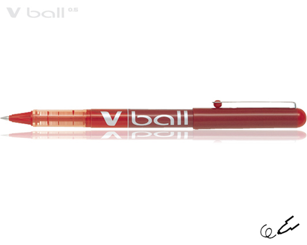ΣΤΥΛΟ  PILOT  V-BALL  0,5 mm  (EX-FINE)  ΚΟΚΚΙΝΟ