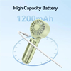 ΑΝΕΜΙΣΤΗΡΑΚΙ ΧΕΙΡΟΣ USAMS ZB288 με 3 ταχύτητες, 1200mAh, λευκό-μπέζ