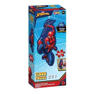 Παζλ Χρωματισμού XL Disney Spiderman Luna Toys 52 Τμχ. 41x83 εκ.  000508467